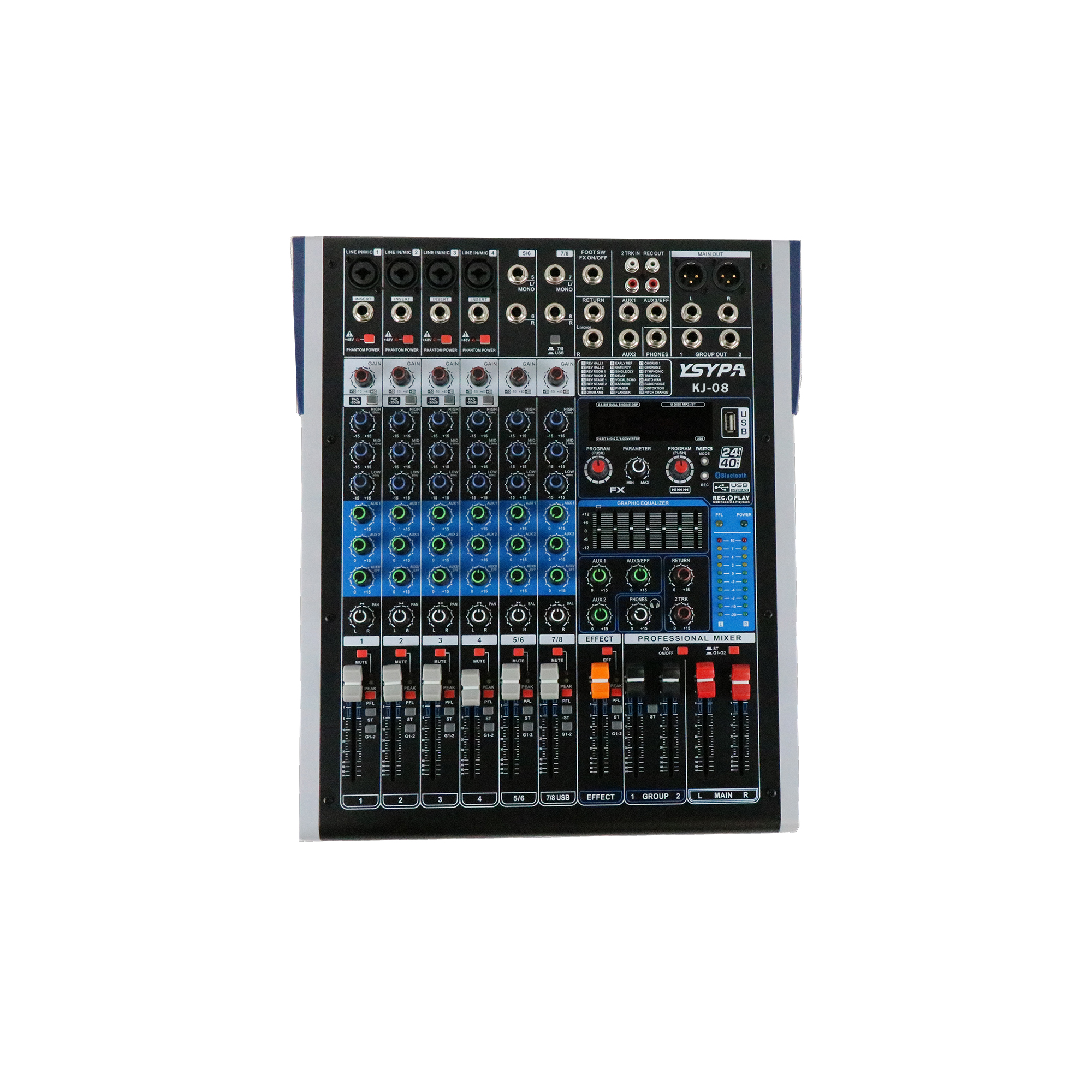 2编组8路数字调音台